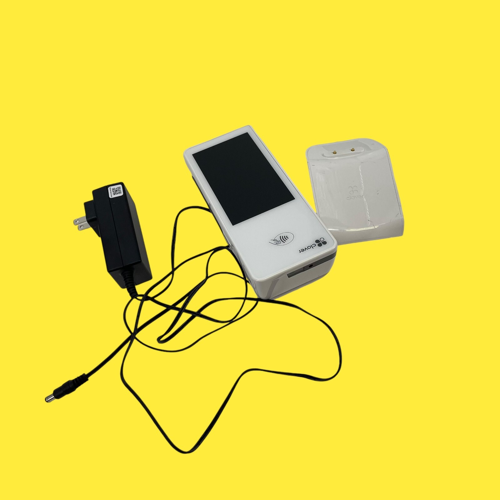 Clover C403 Flex Wi-Fi Terminal w/ Cradle K-400 #444 z65b206