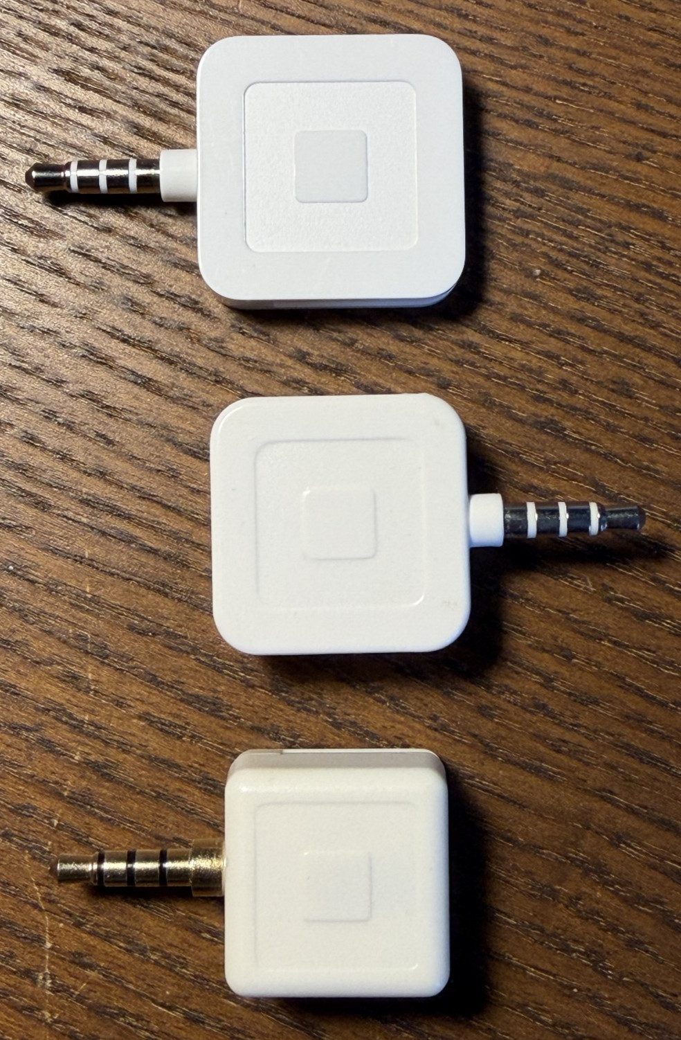 3 Square Up Aux 3.5mm Headphone Credit Debit Card Readers