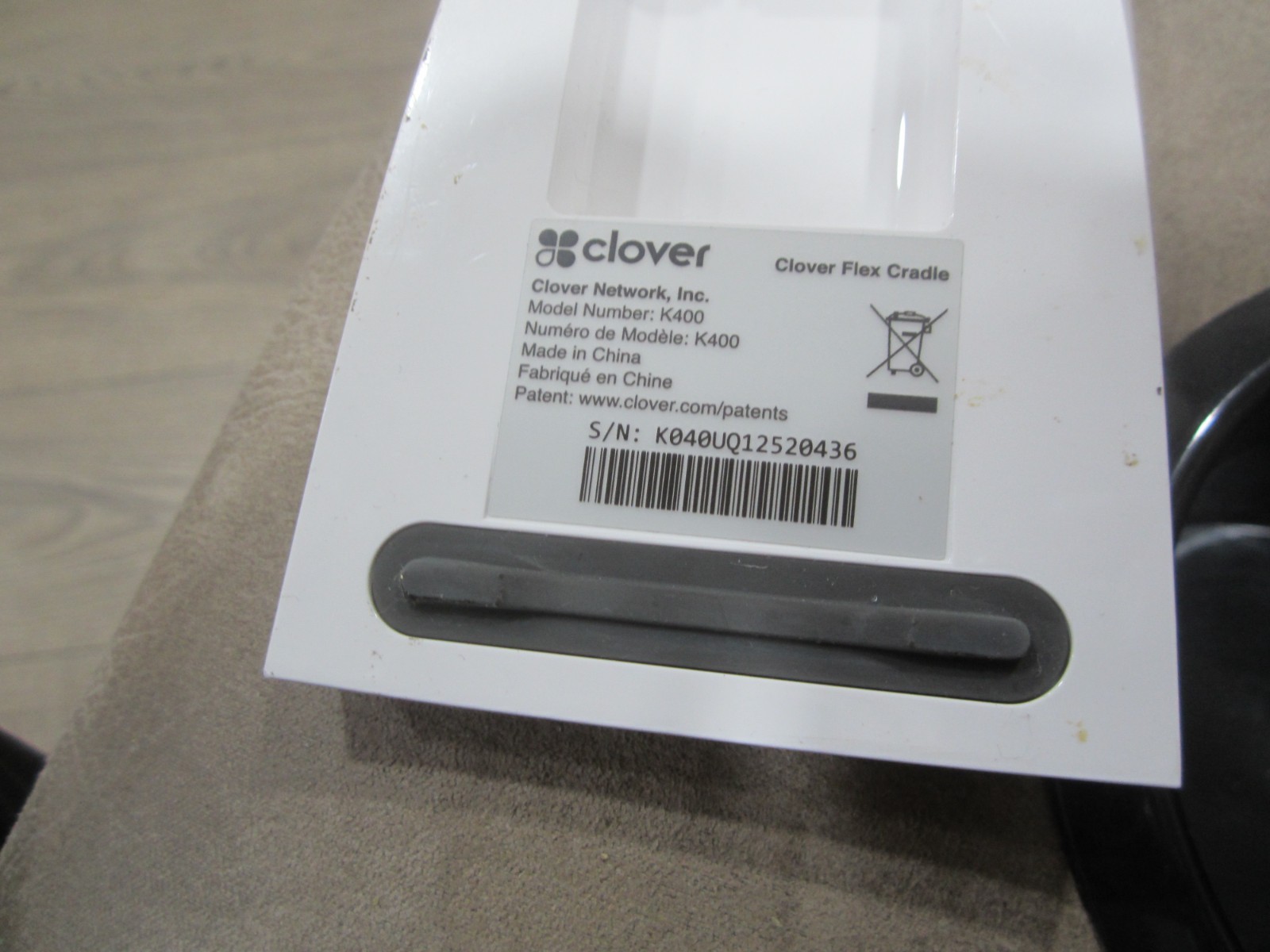 Clover Flex (1st Generation) charging cradle and power adapter kit