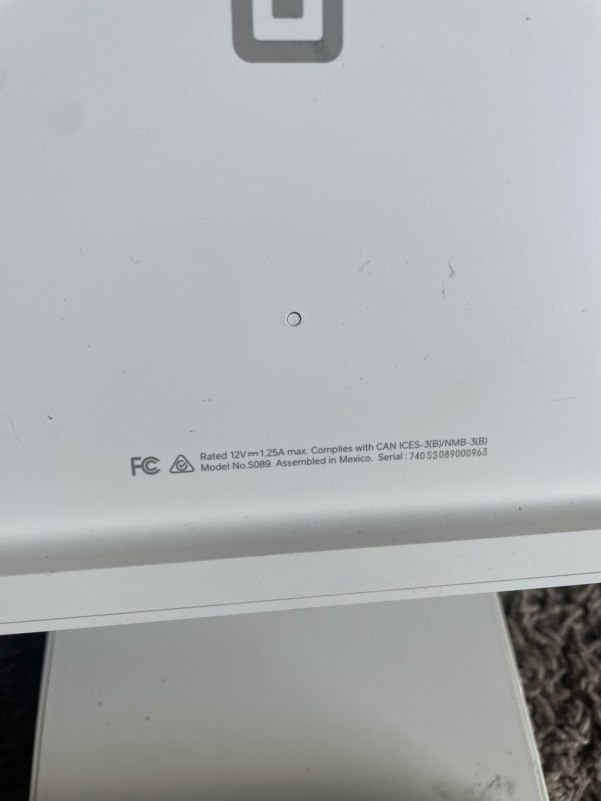 Square Stand POS Terminal Model S089 -untested – Stand only, no AC adapter