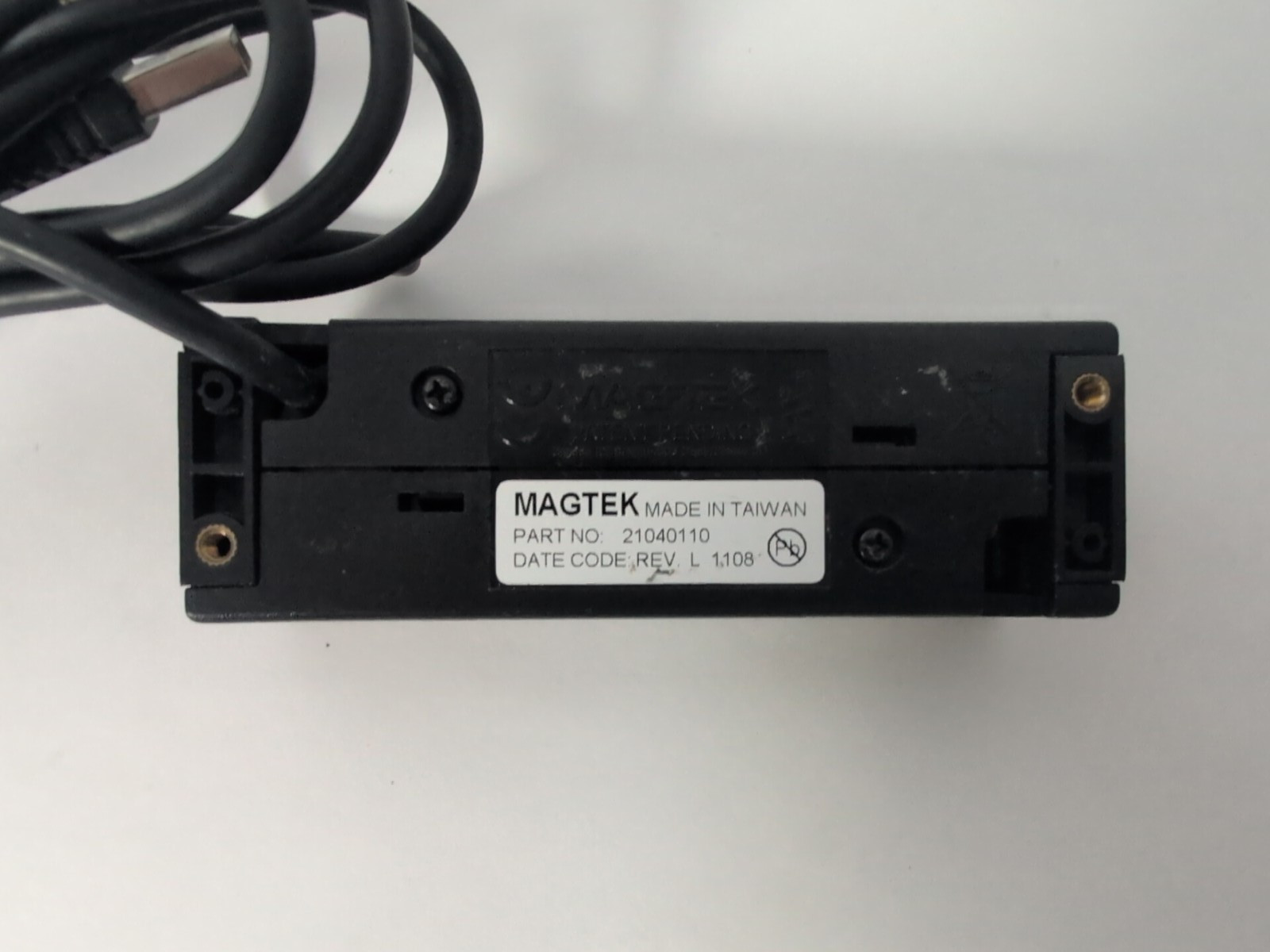 MAGTEK USB Magnetic Stripe Card Reader PN 21040110