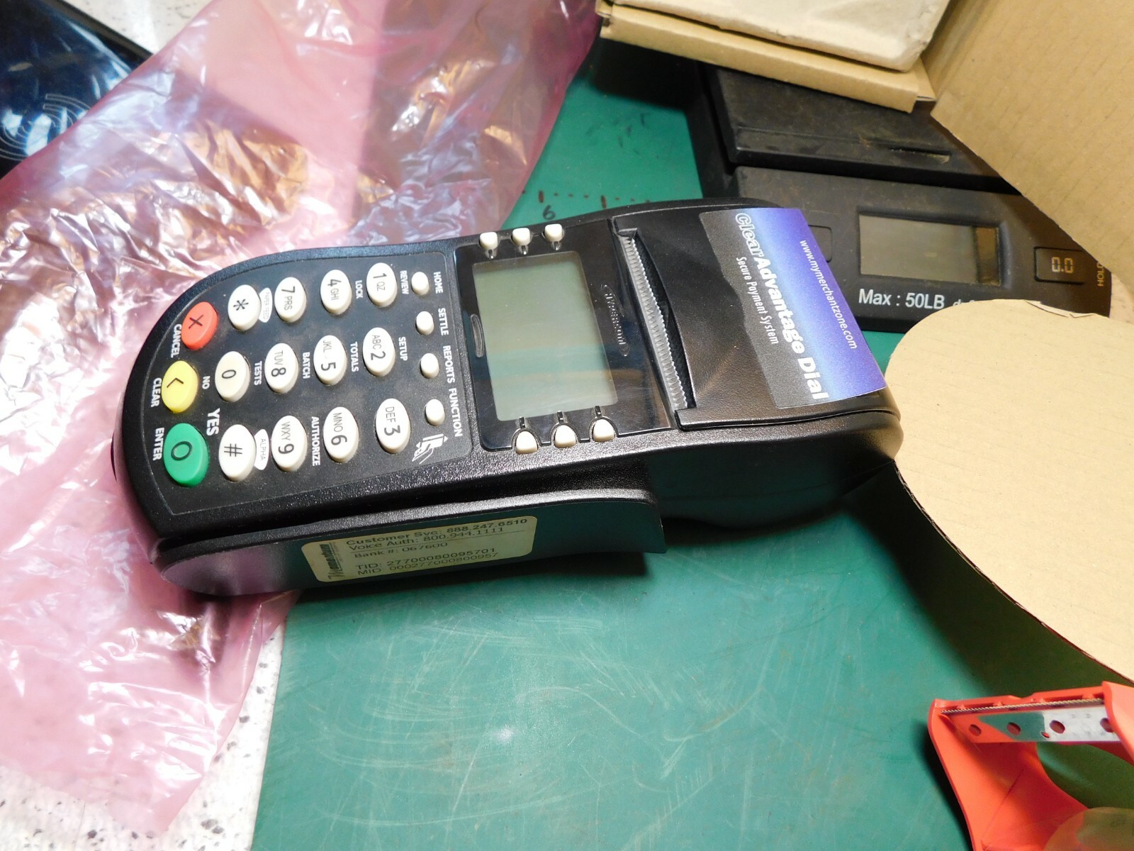 Equinox Model T4205 Hypercom USA Secure Payment System Credit Card Reader NOS