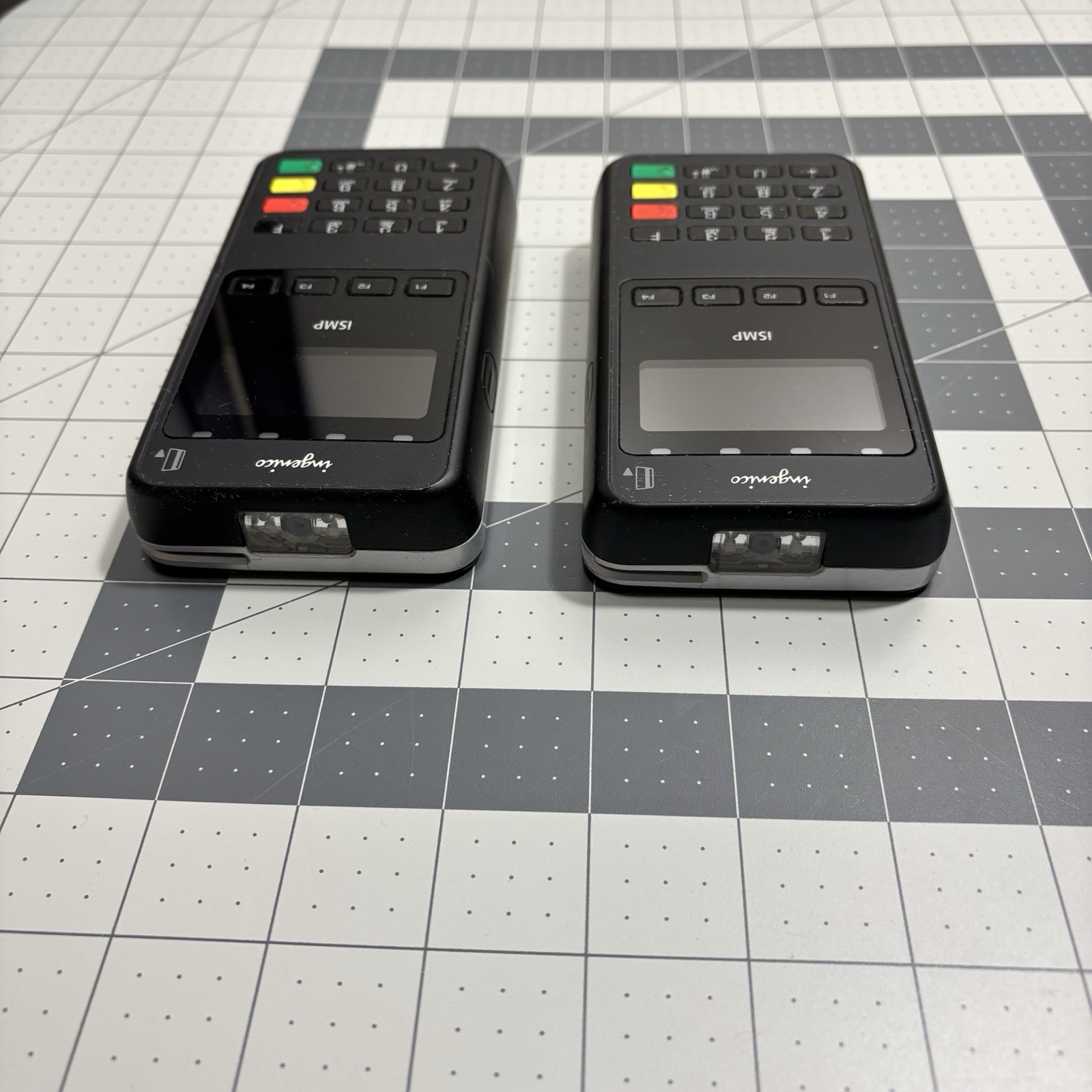 Ingenico iSMP Credit Card Reader Lot 4 Function Buttons PIN Numbers Swipe Insert