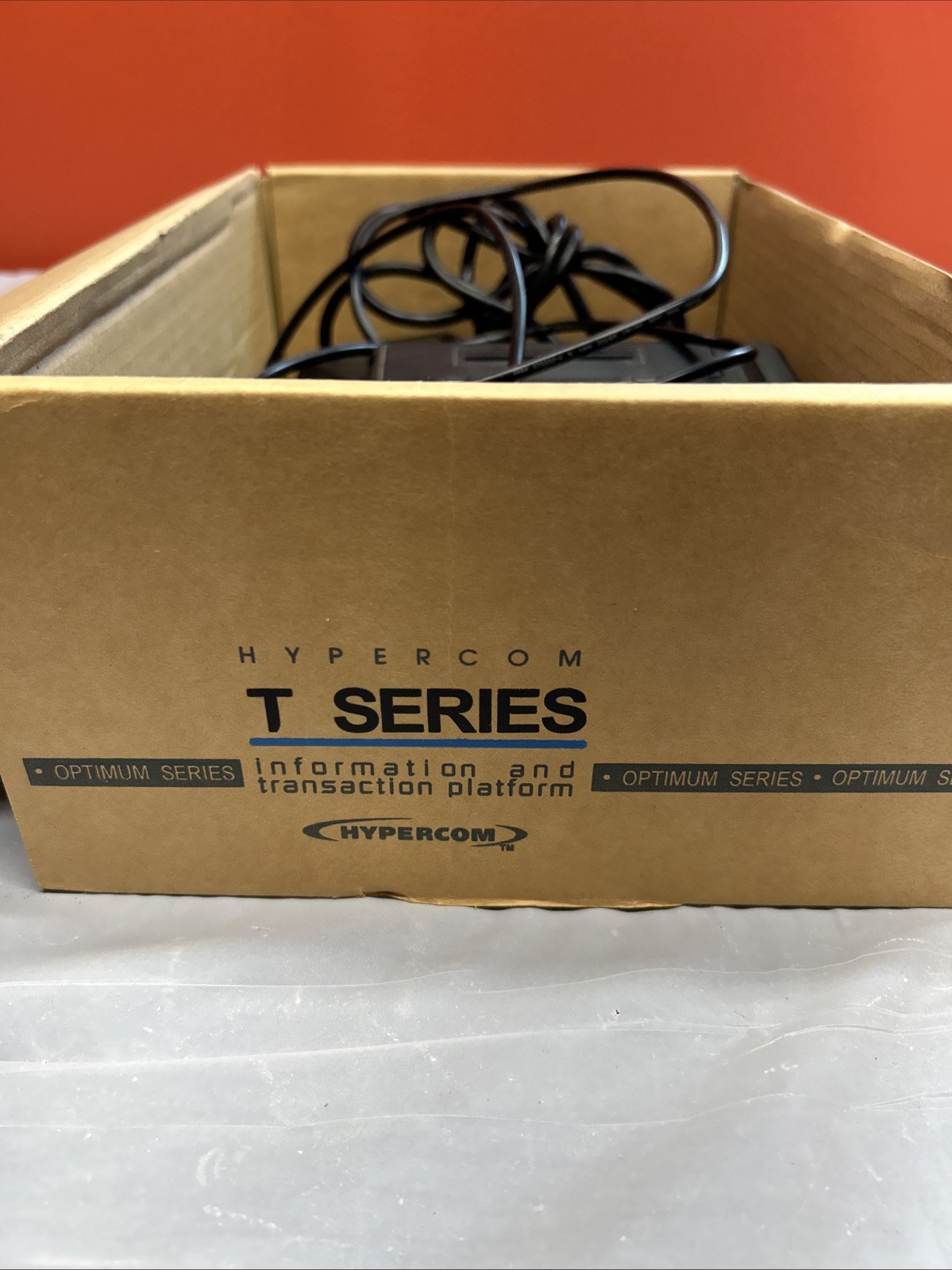 Hypercom T7Plus POS Credit Card Machine Terminal with OEM Power Supply *used