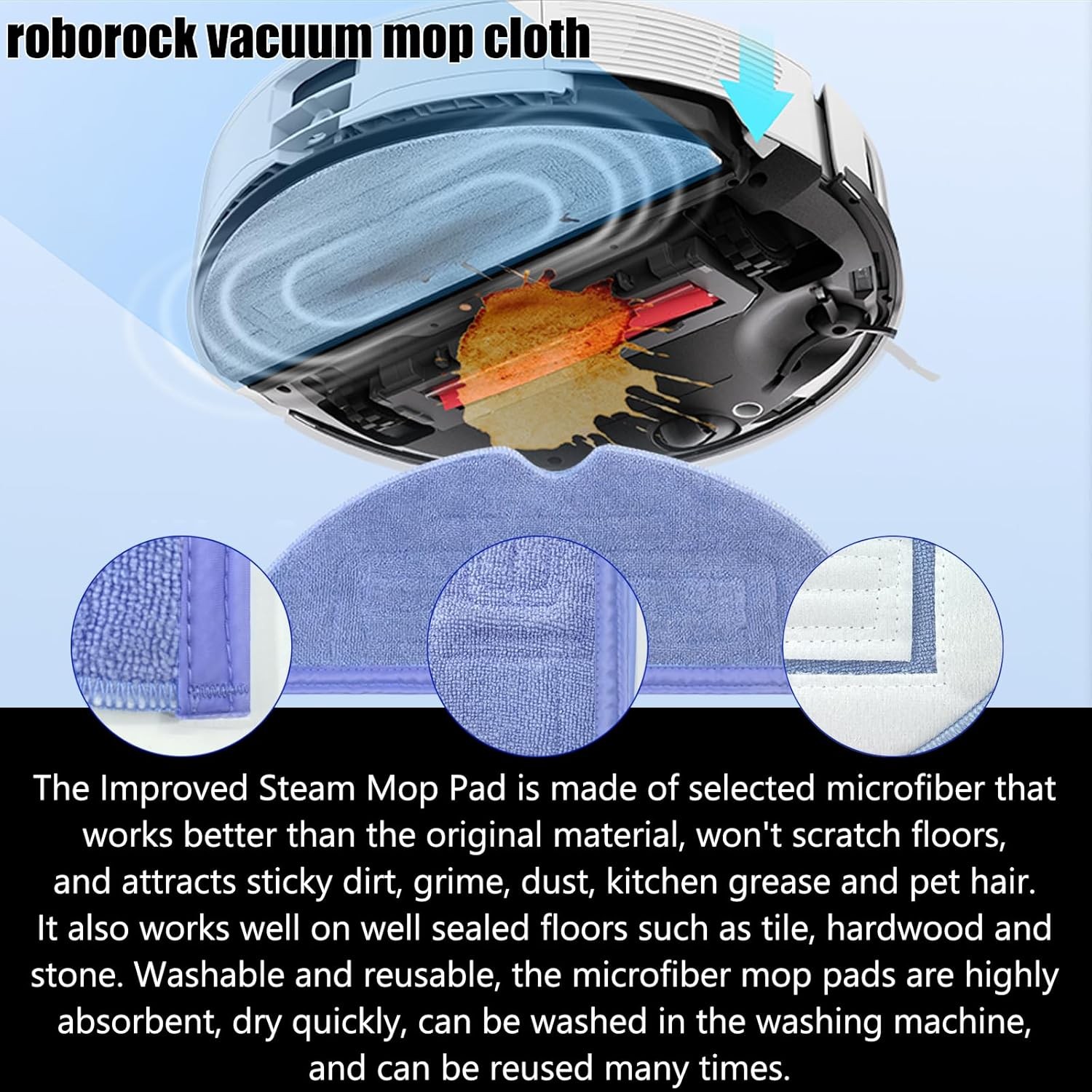 S7 Replacement Parts fit for Robo rock S7 S7 S7 MaxV S7 MaxV Plus T7S T7 plus