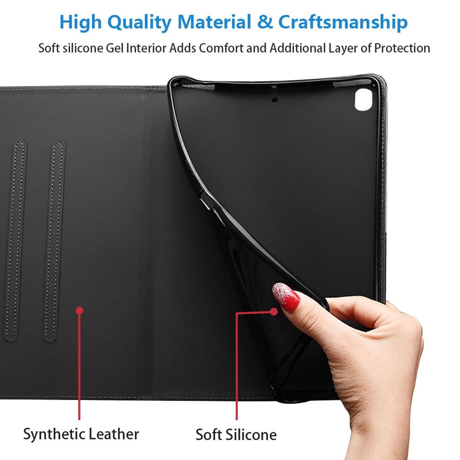 iPad Mini 5/Mini 4 Case, iPad Mini 1/2/3 Case, Luasao Adjustable Stand Auto W…