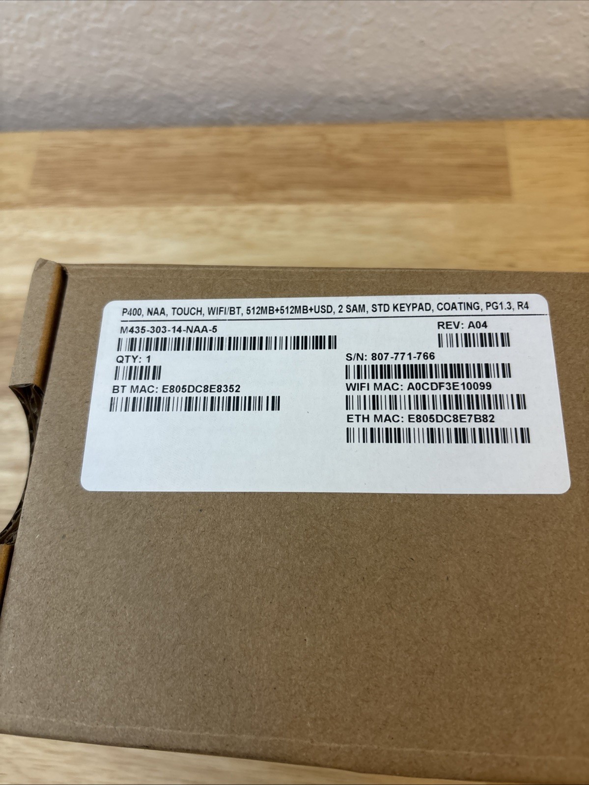 VeriFone P400 Plus Credit Card Reader – New