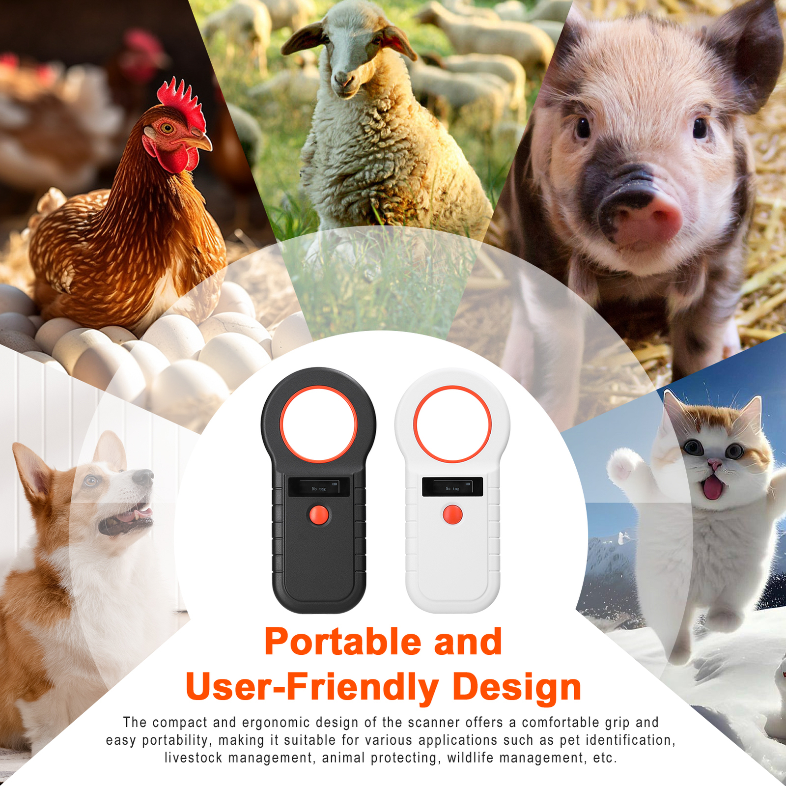 Microchip Reader Handheld Chip U4V1