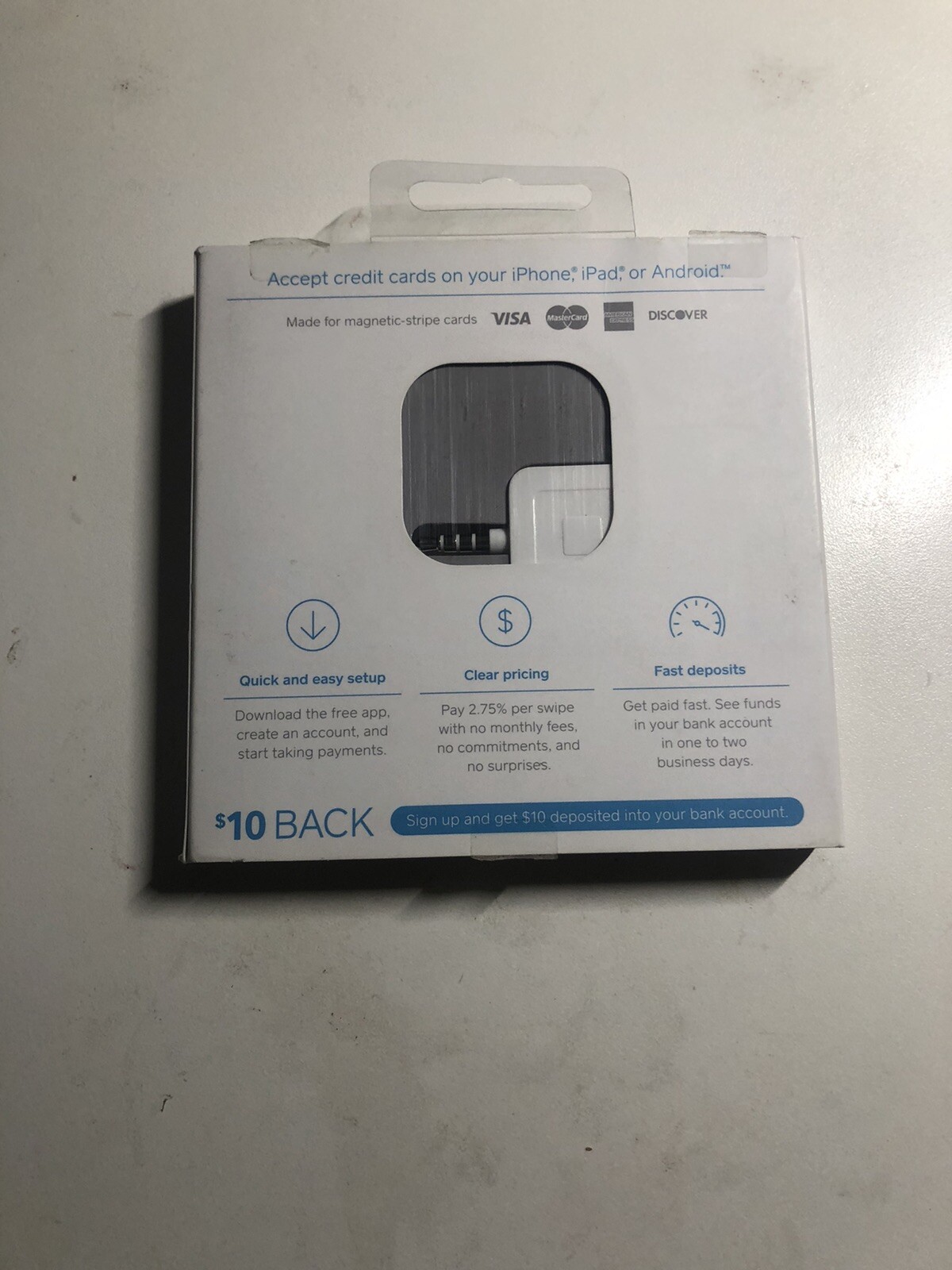 Square Credit Card Reader for Apple and Android
