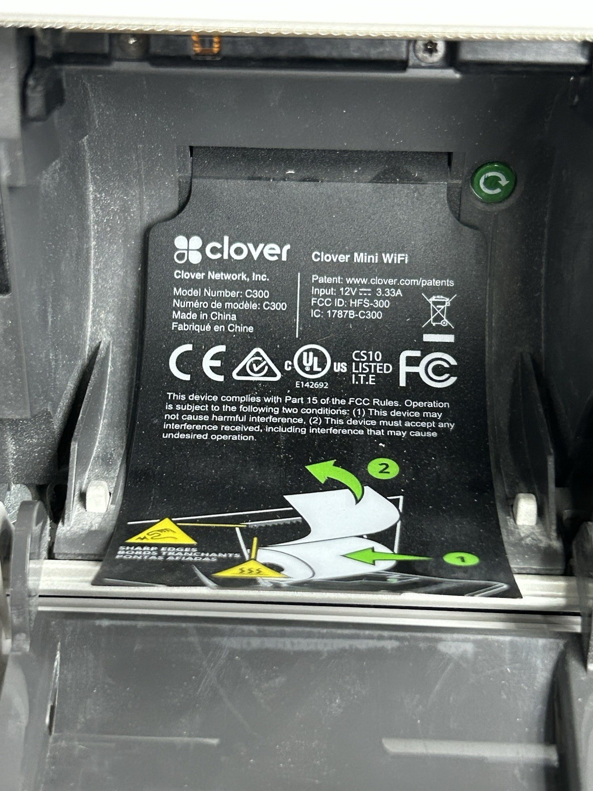 Clover Mini Wi-Fi POS System Model: C300