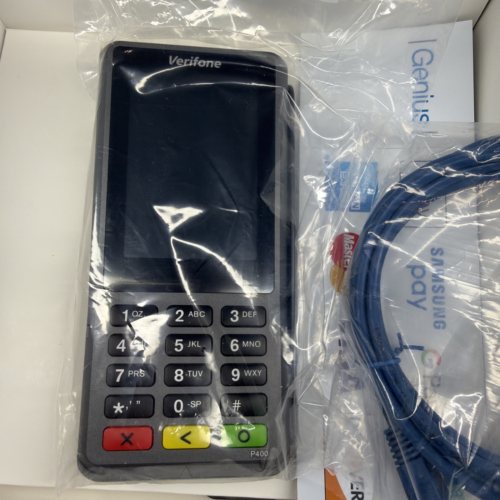 Verifone P400 Plus Payment Terminal | Genius P2PE | Merchant Locked | As-Is READ