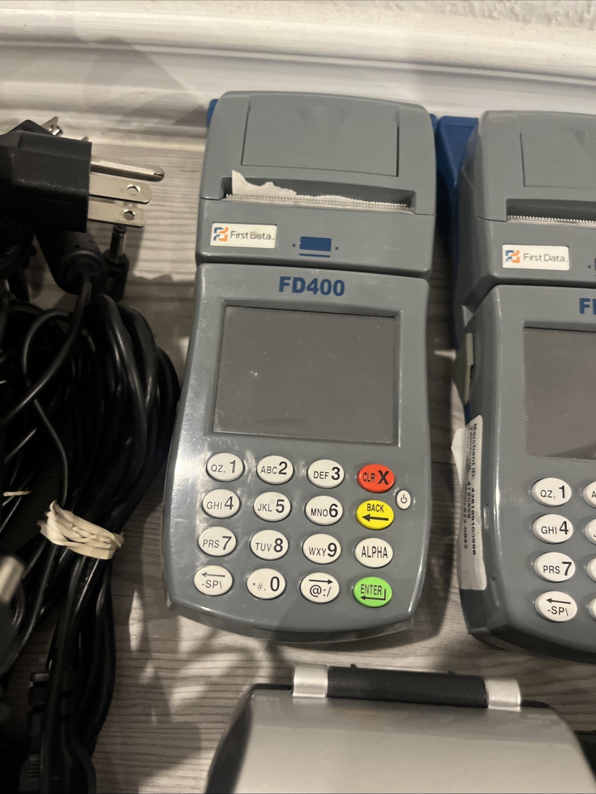 Lot Of 9 First Data FD 400/FD 130/FD 410 Pinpad Credit Card Reader