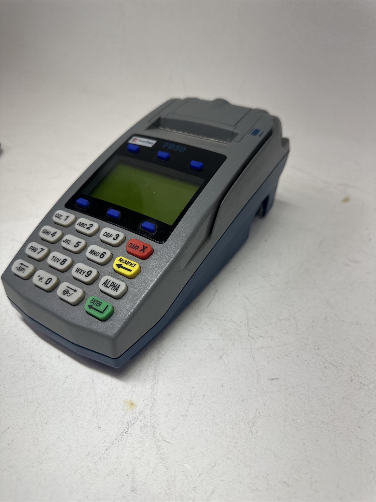 First Data FD50 Credit Card Terminal Wired With Power Supply