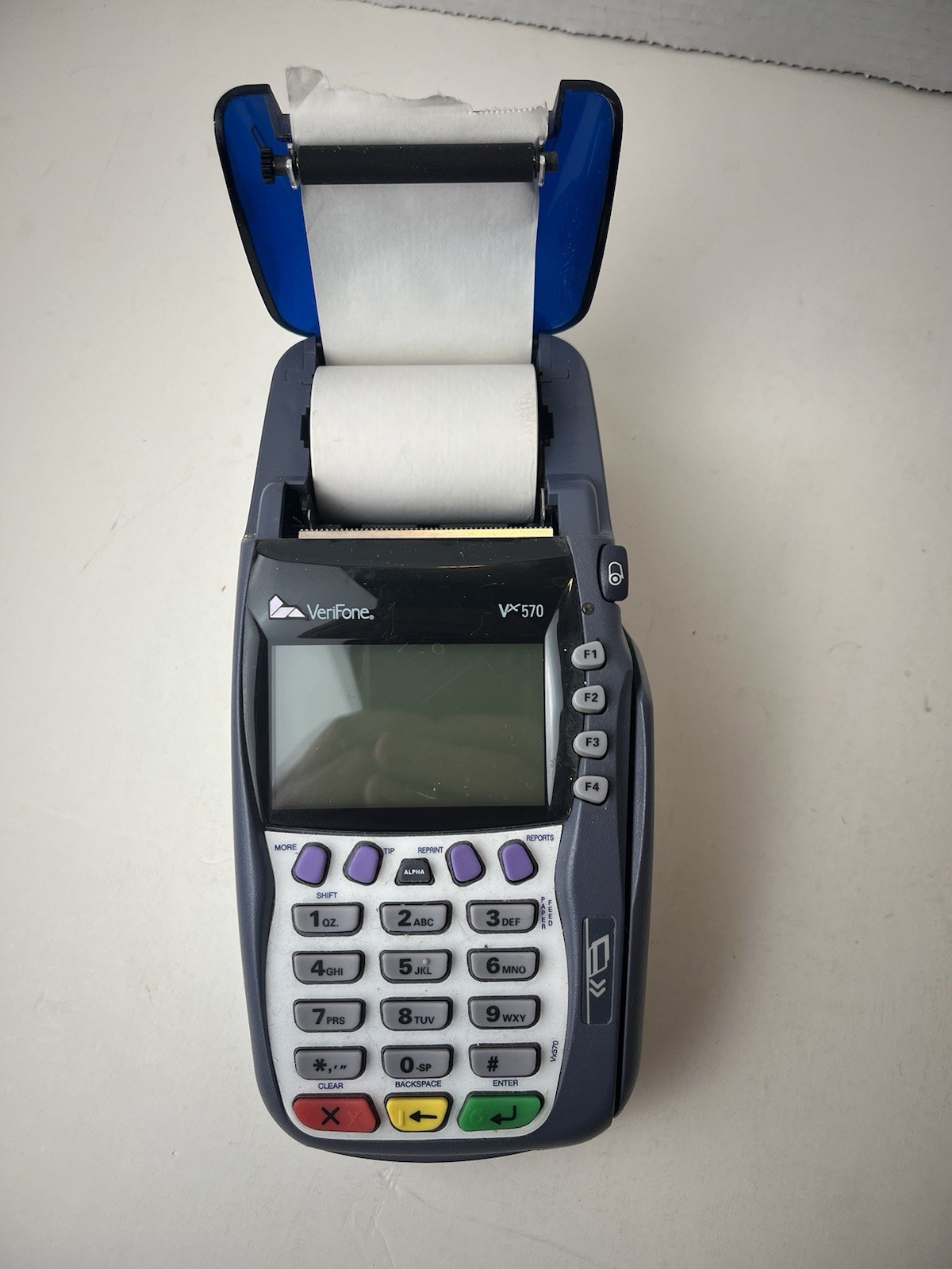 💥VERIFONE VX570 CREDIT CARD OMNI 5700 No Power Cord Untested 1 Day Ship!👍