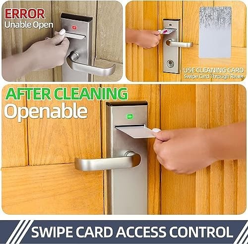 Card Reader Cleaning Cards – BIHYM Dual Side Credit Card Reader Cleaner, CR80 Ca