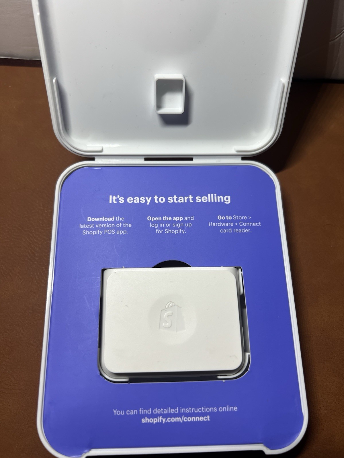 Shopify Chip & Swipe Reader – White (8541732075)