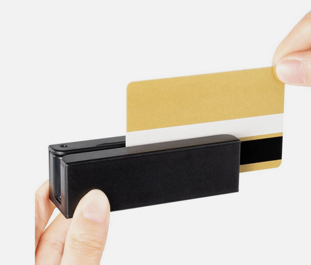 Msr90 Swiper Magnetic Credit Card Reader USB 3-Tracks Hi/Lo Data Collector Wedge