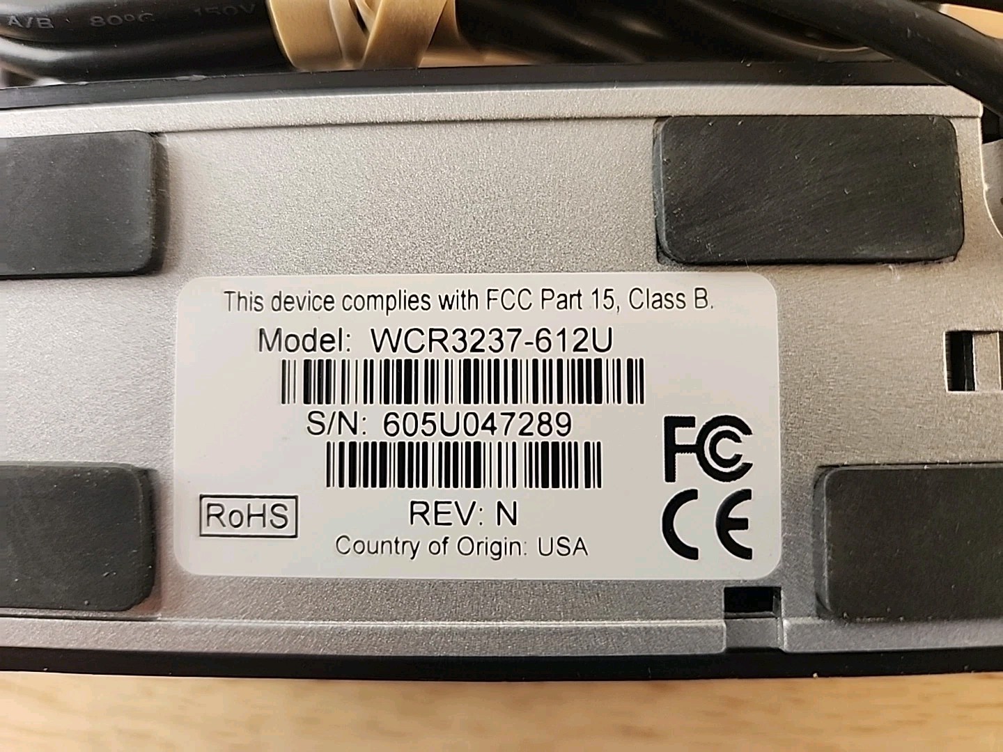 Idtech WCR3237-612U Omni Barcode and MagStripe Reader, Track 1, 2