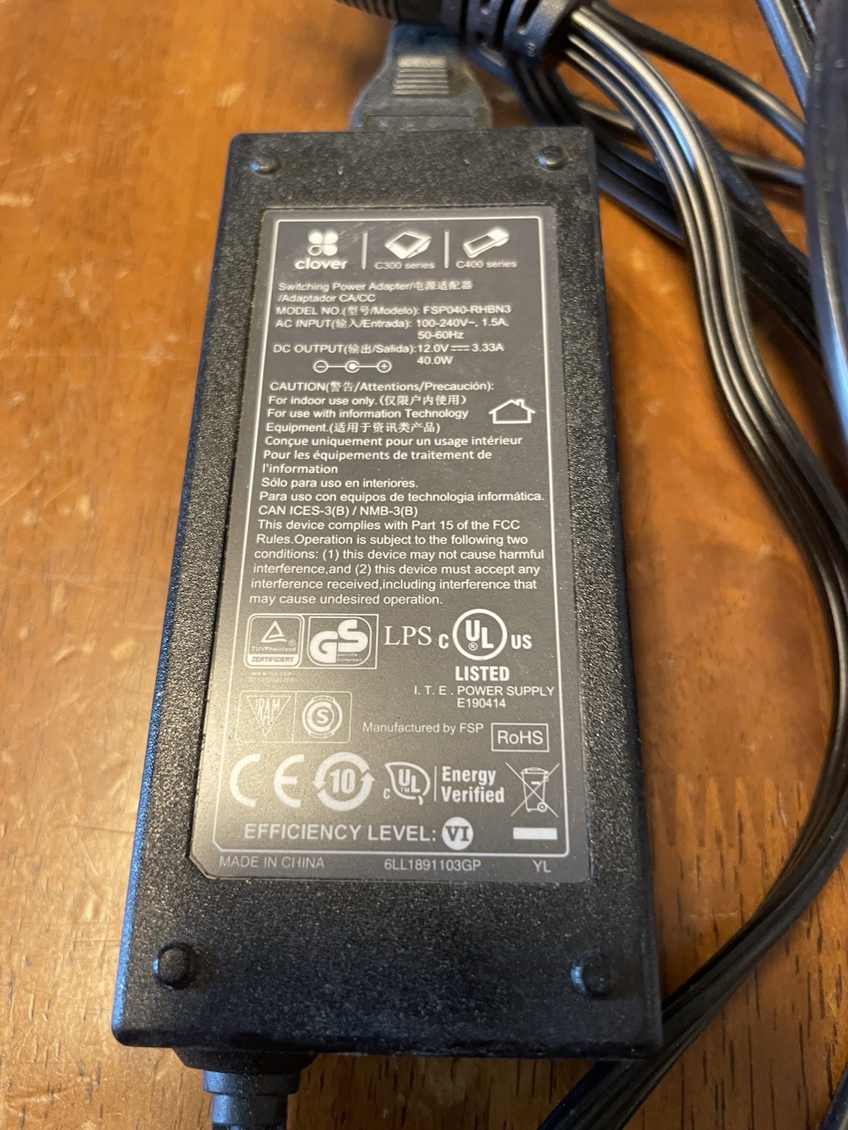 Clover Flex STARTER KIT (K400 cradle + Power Supply Adapter)