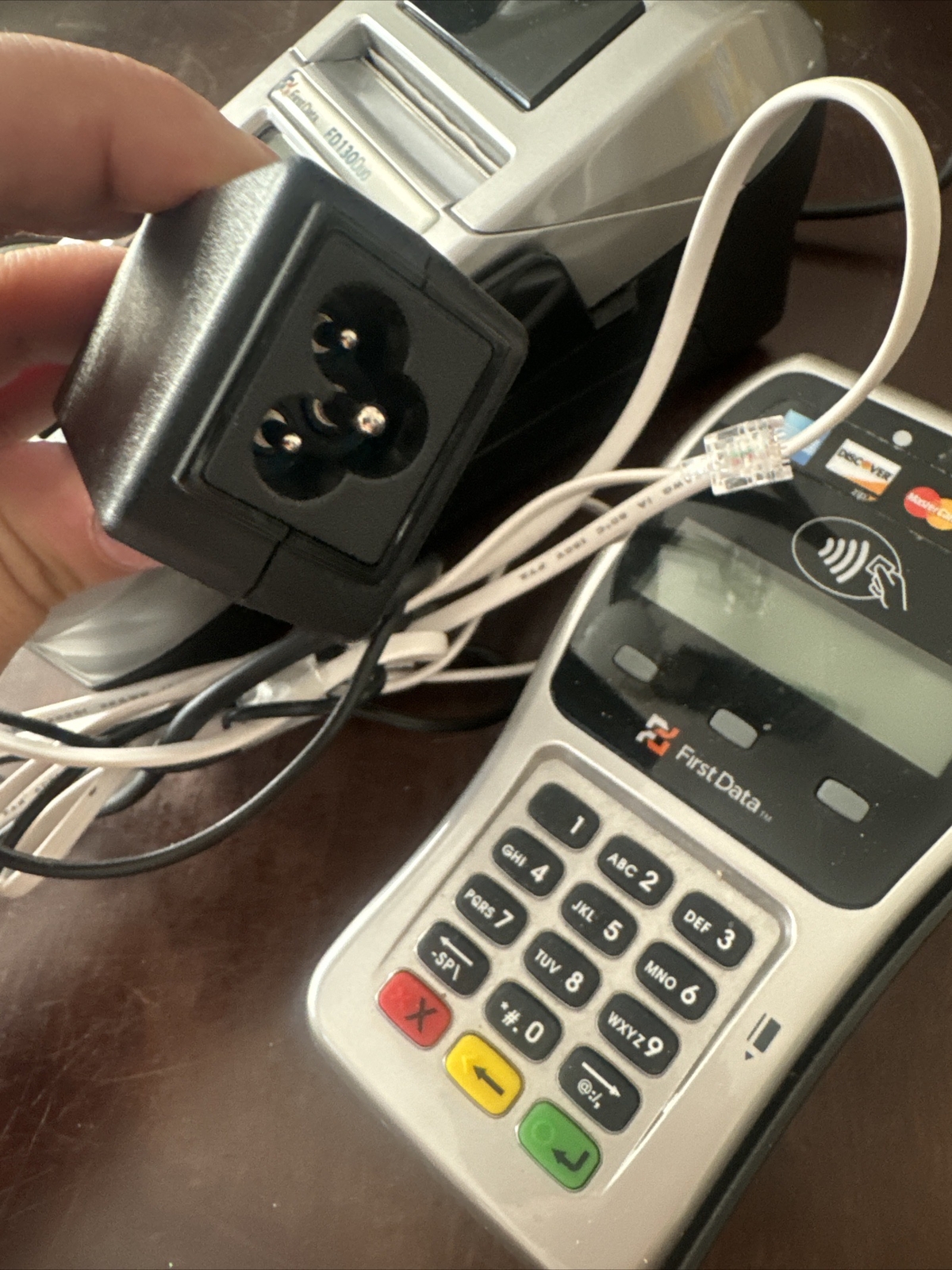 First Data FD130 Duo and FD-35 PIN Pad Credit Debit Card POS Terminal