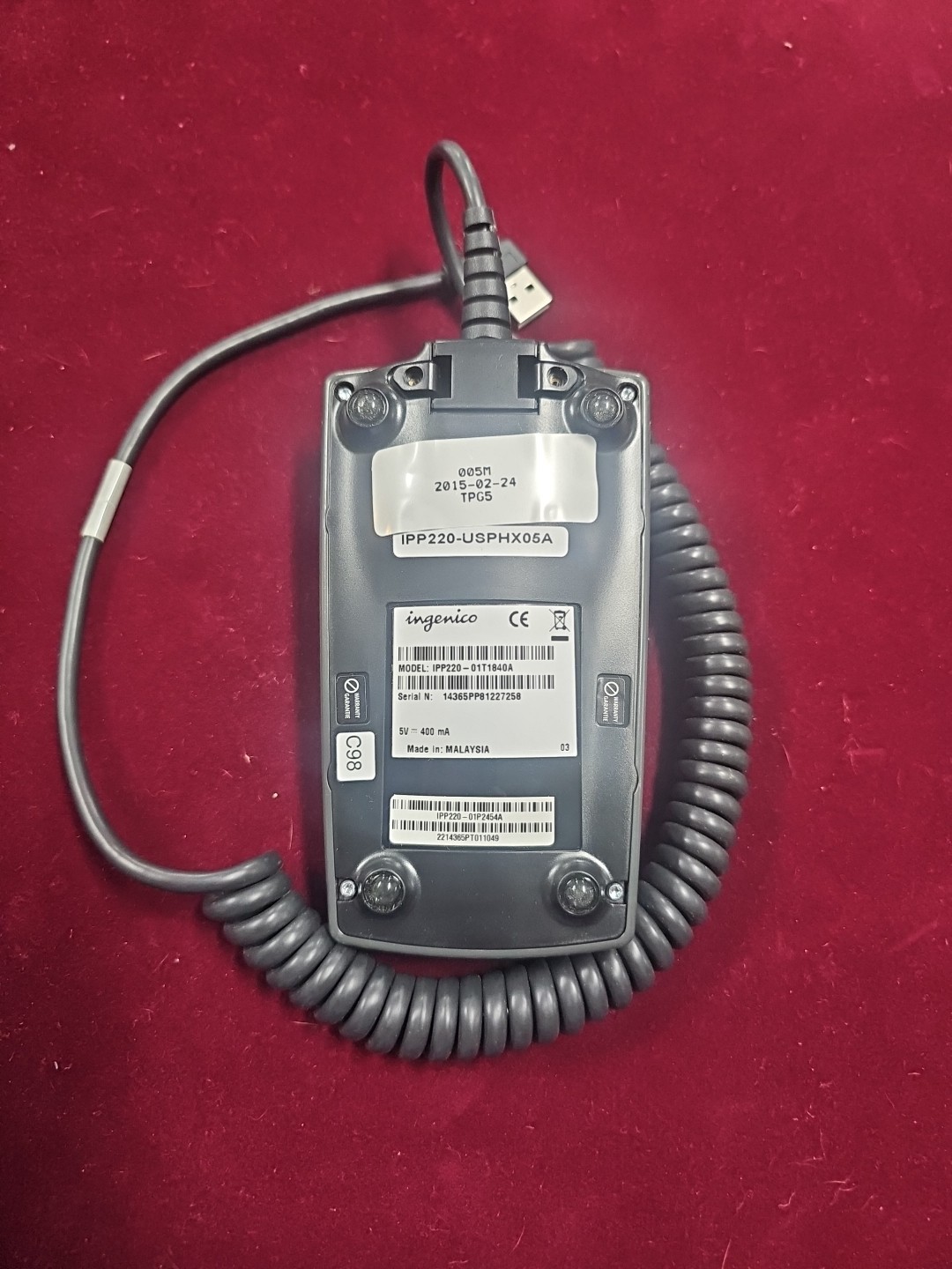 Ingenico iPP220 Payment Terminal