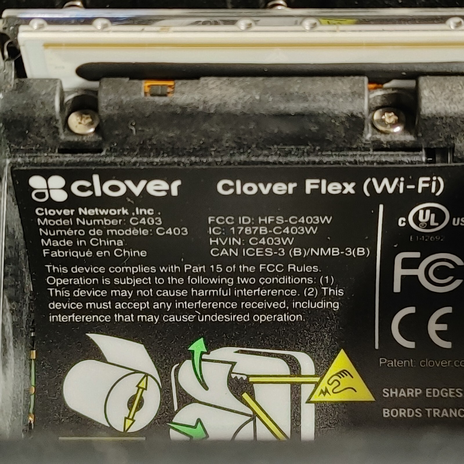 (Lot of 50) Clover Flex C403 Wireless Credit Card Terminal *LOCKED & No Charger*