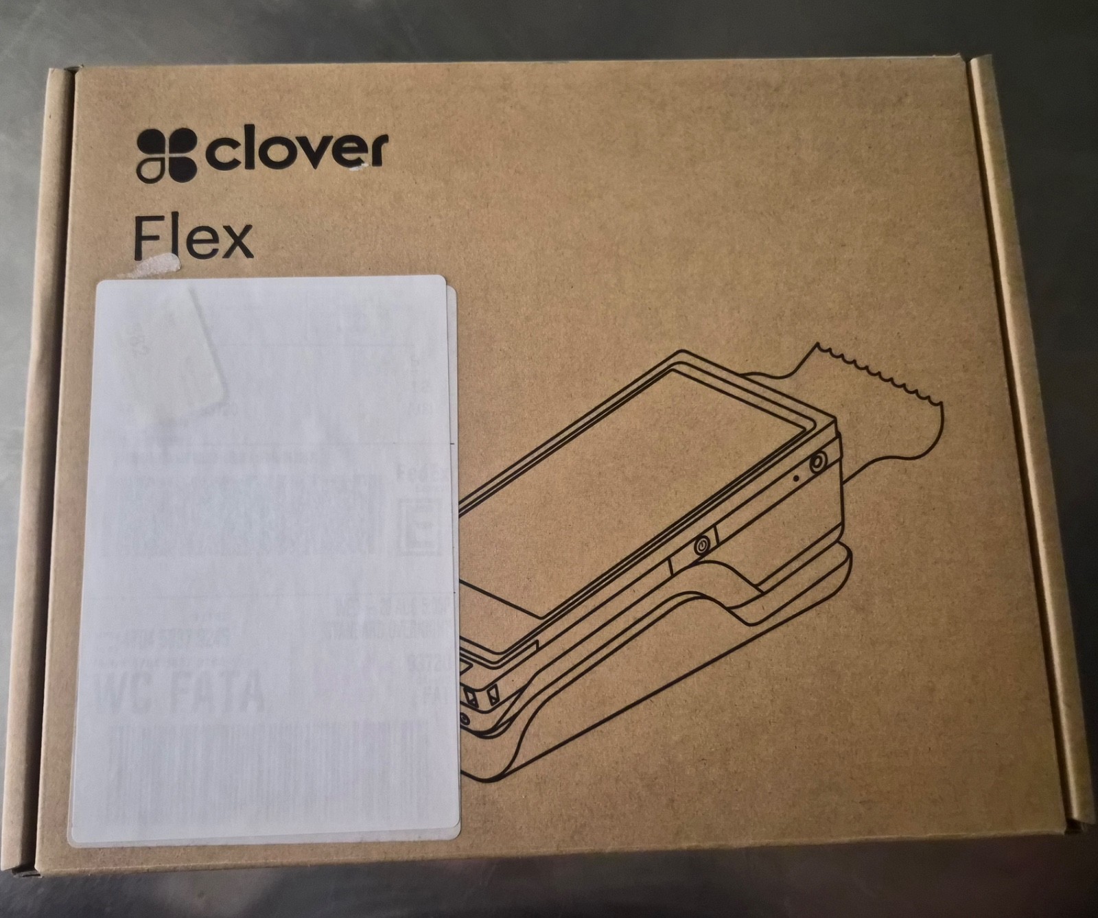 NEW SEALED Clover Flex 4 C406 POS Terminal w/ Wireless Charging Cradle