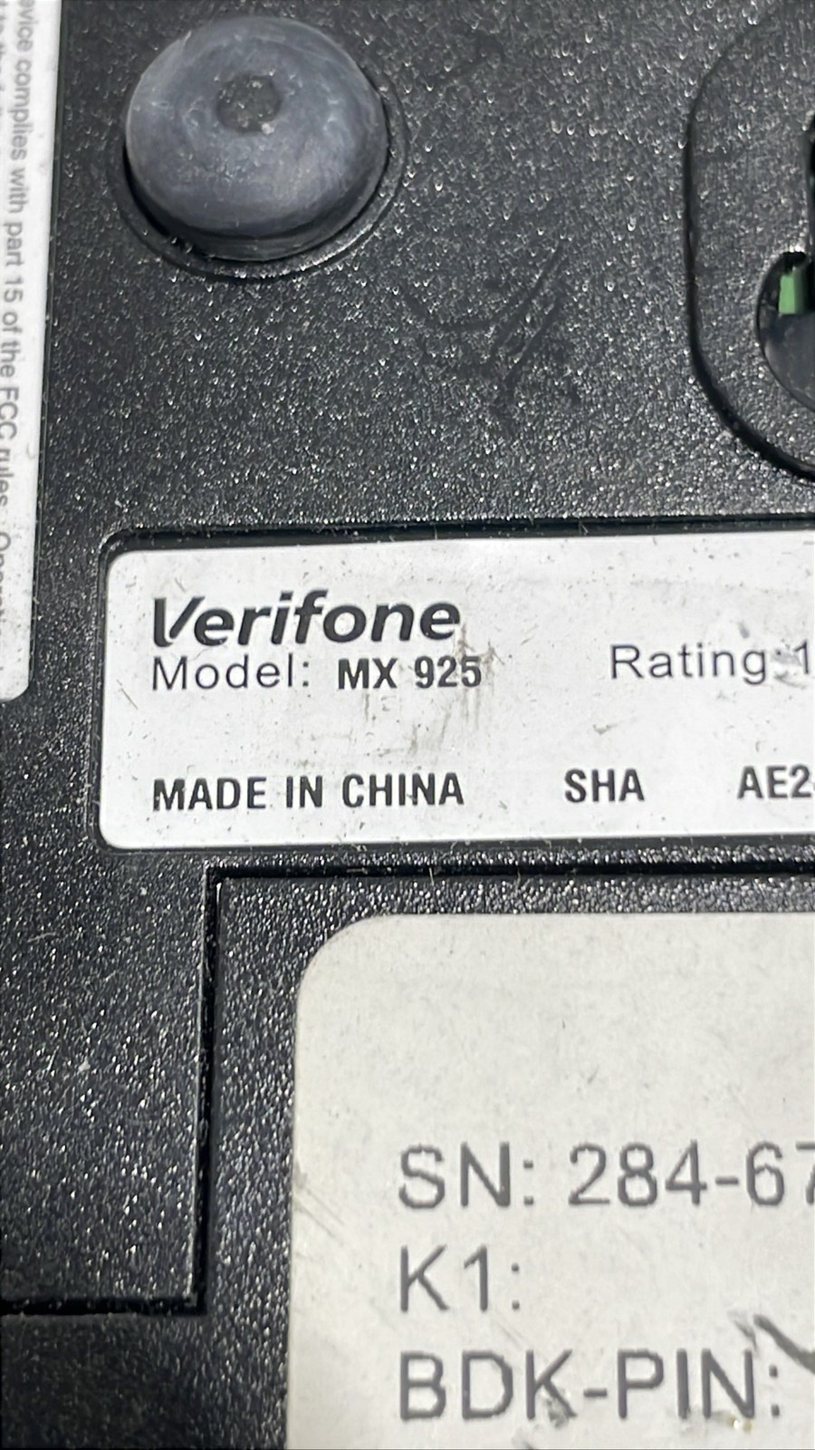 VeriFone MX925 MX915 POS Credit Card Payment Terminals Lot Of 2