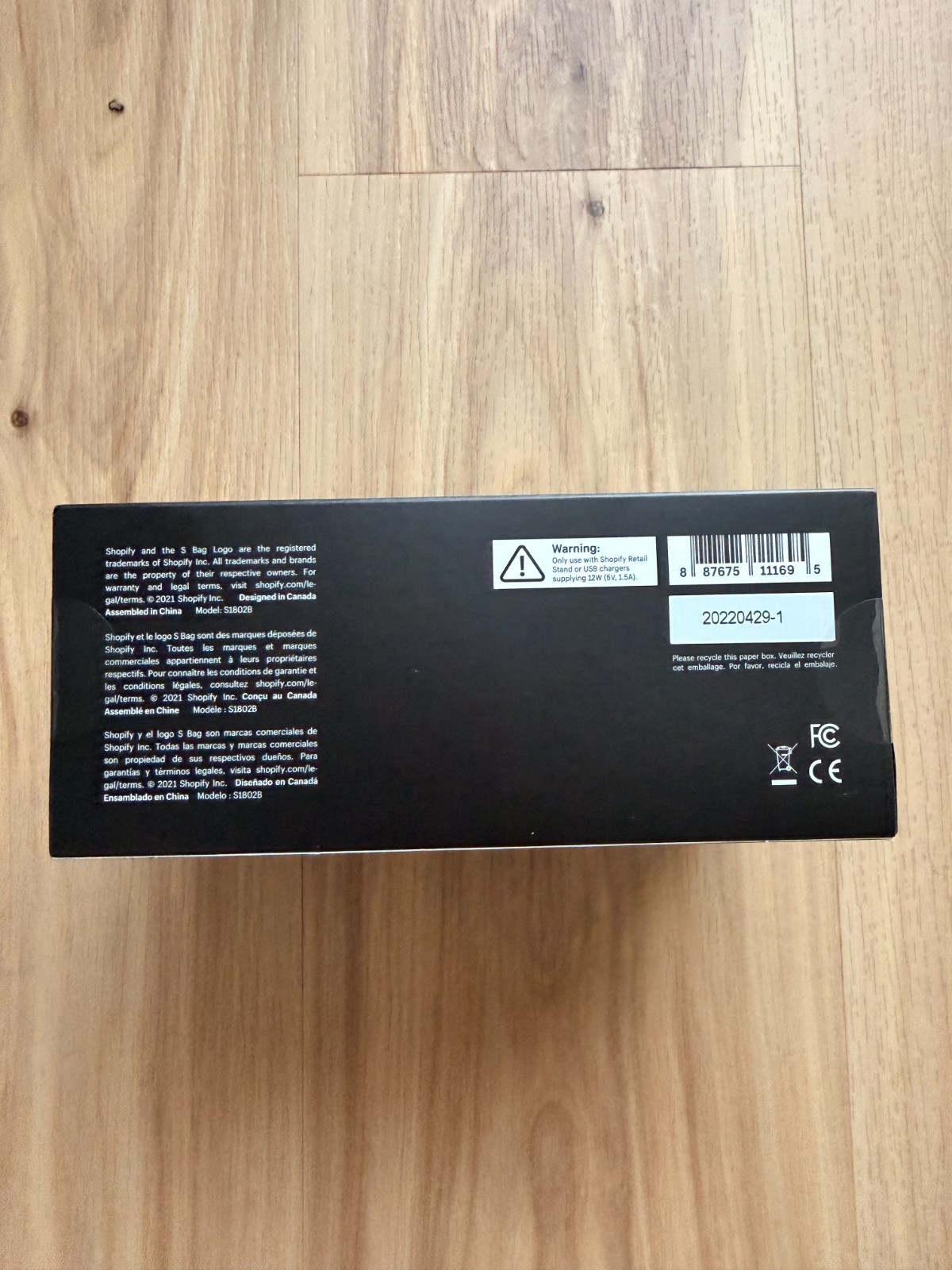 New Shopify Dock for Tap and Chip Reader S1802B