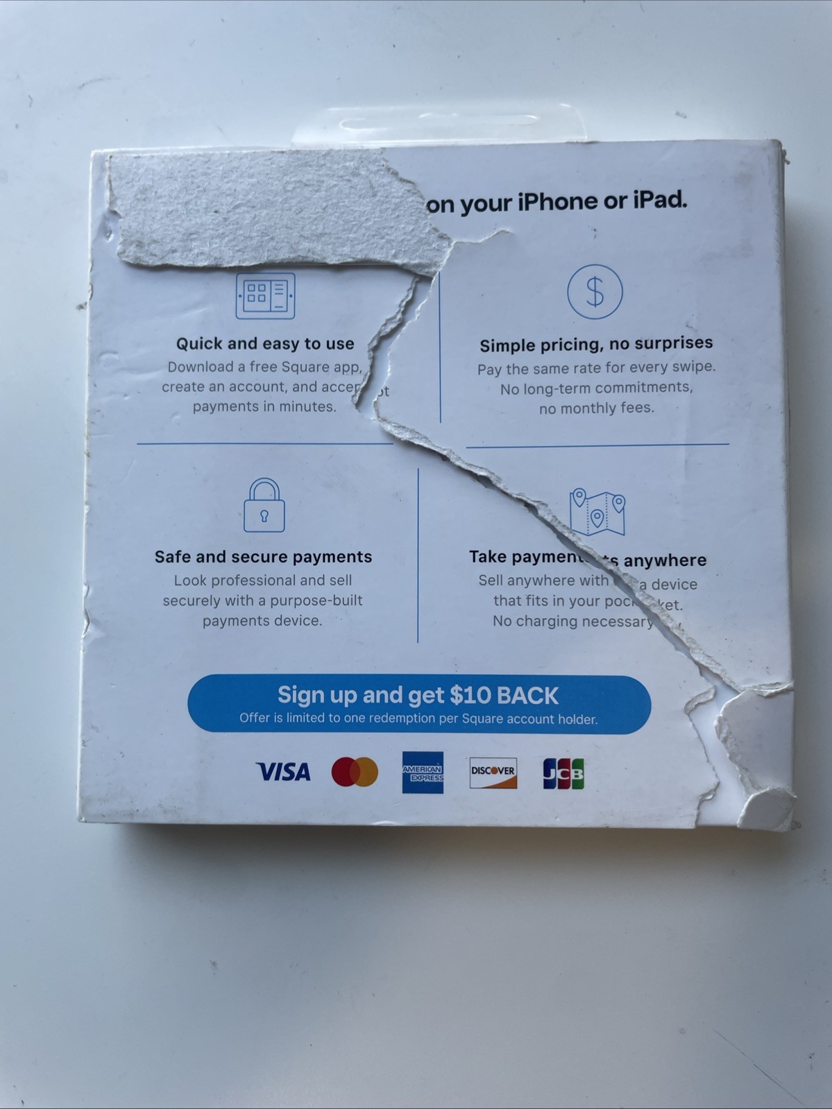 Square Reader – Magstripe – Lightning Connector