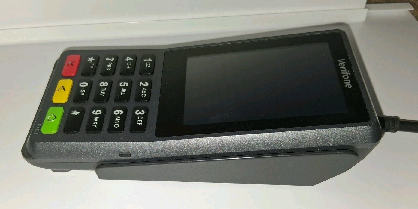 Verifone P400 Plus Credit Card Terminal M435-003-04-WWBɓ -5 SOLD AS IS