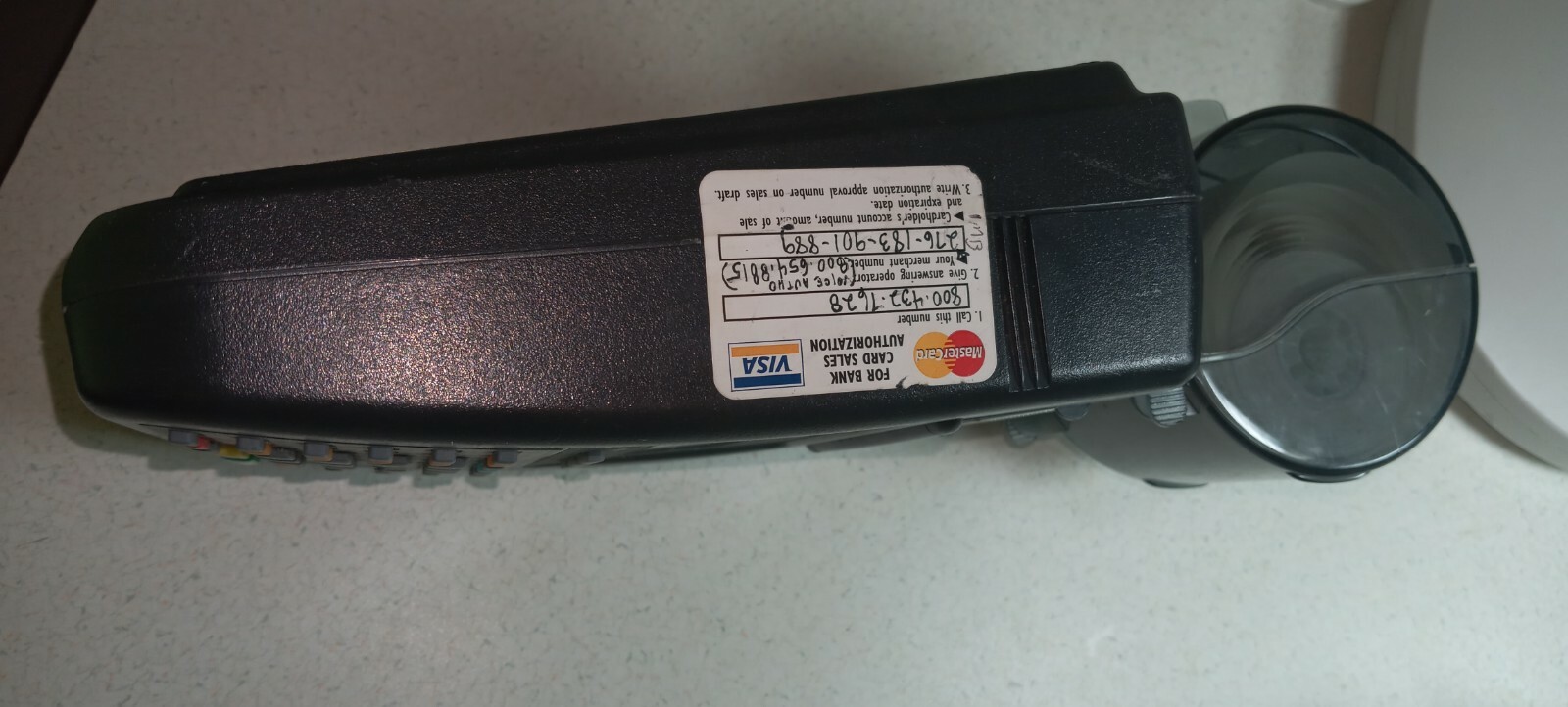 Hypercom T7Plus Credit Card Machine NO Power Supply – UNIT WORKS