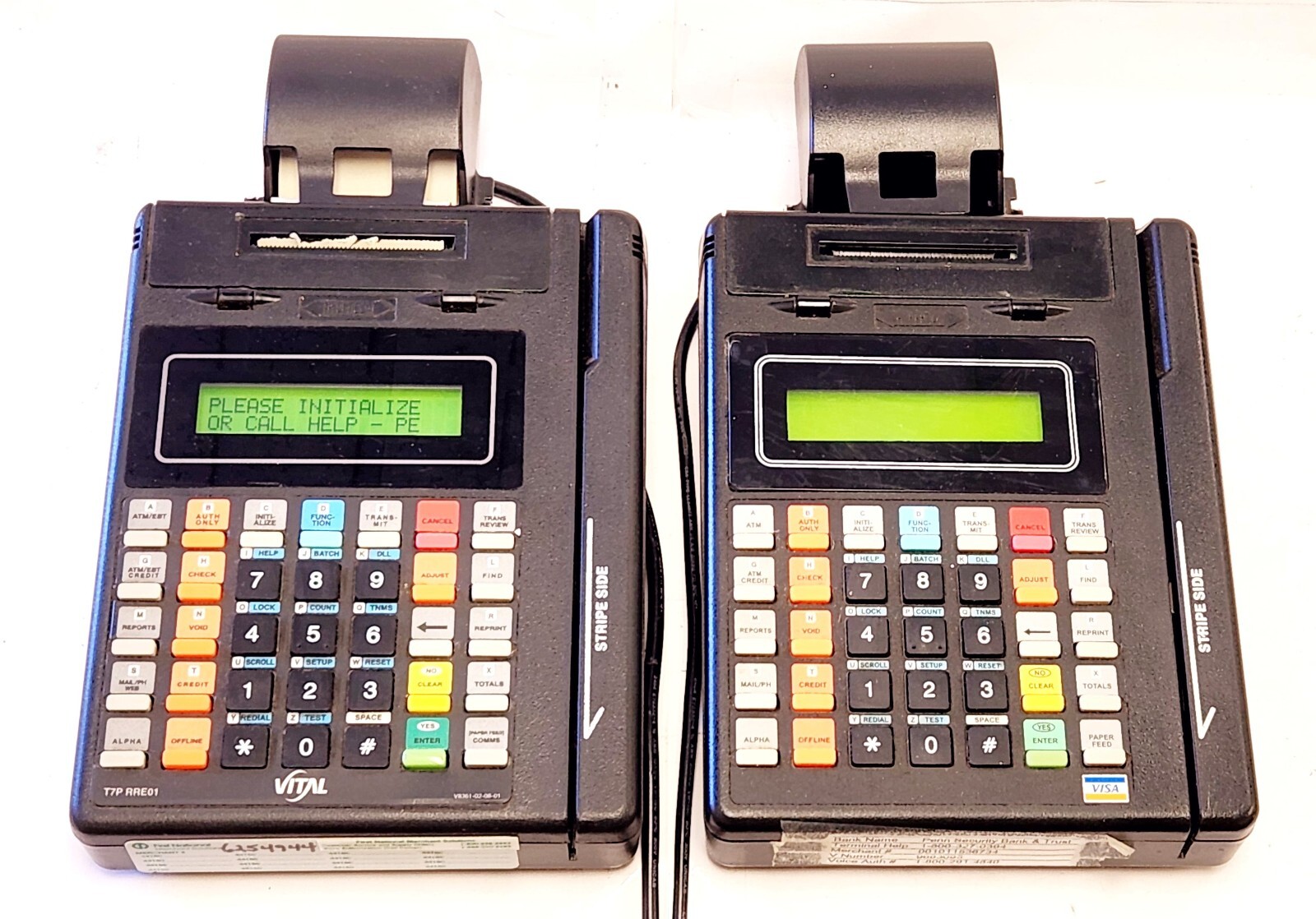 HYPERCOM T7P-T & VERIFONE VX570 POS CREDIT CARD READERS LOT (USED)