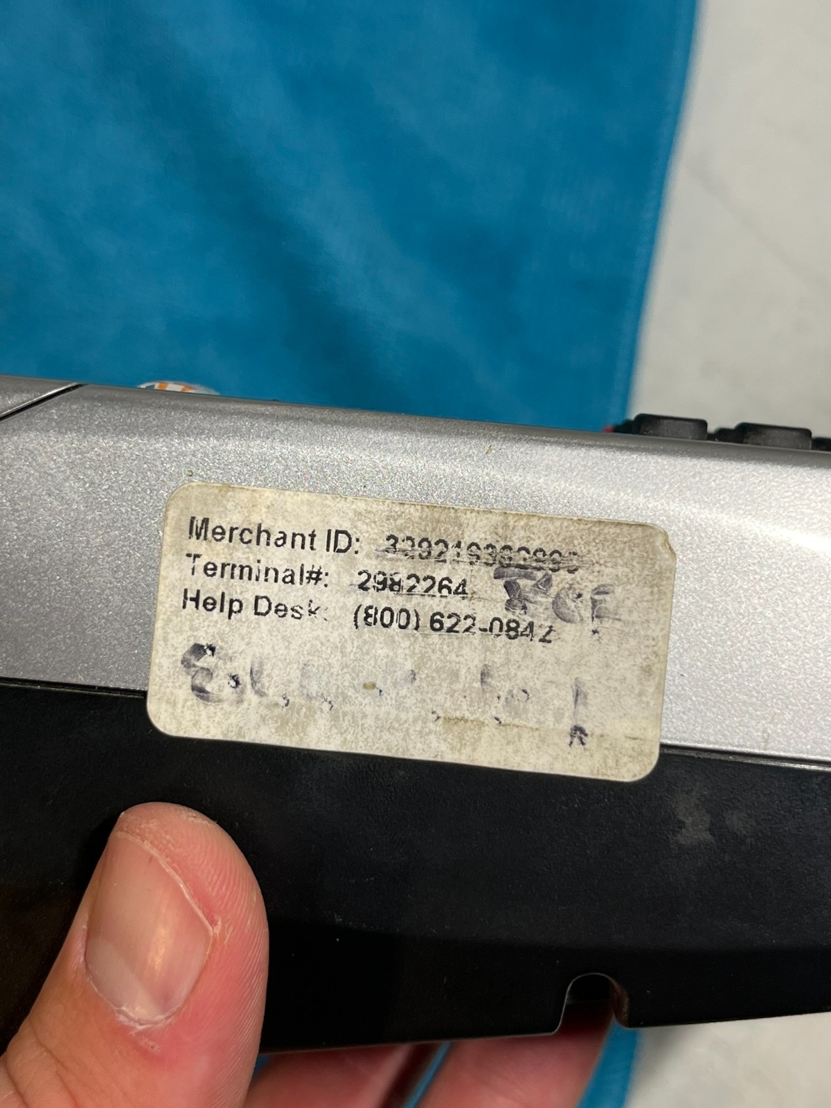 First Data FD100Ti Credit Card Terminal Reader No Cords Works