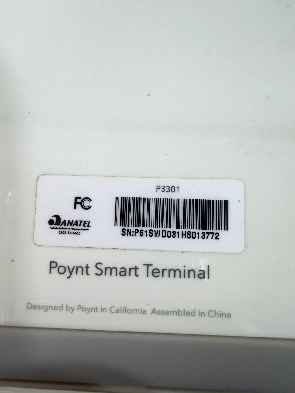 Lot of 2 Poynt P3301 Smart Terminals Wireless Credit Card Readers w Accessories