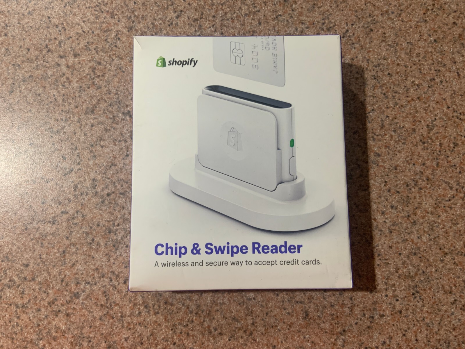 New (Open box) Credit Card Reader – Shopify Chip and Swipe Reader White