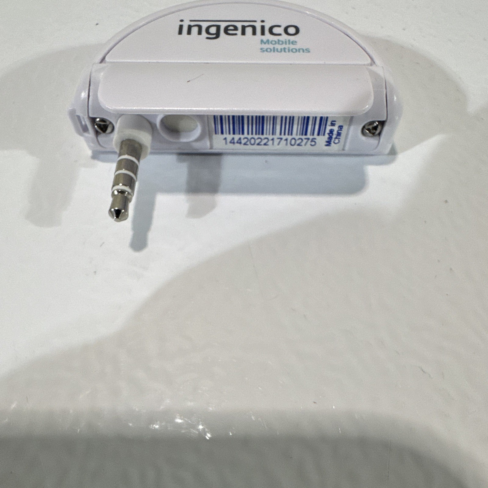 Ingenico Mobile Solutions Credit Card Reader 3.5mm Plug Smartphone untested