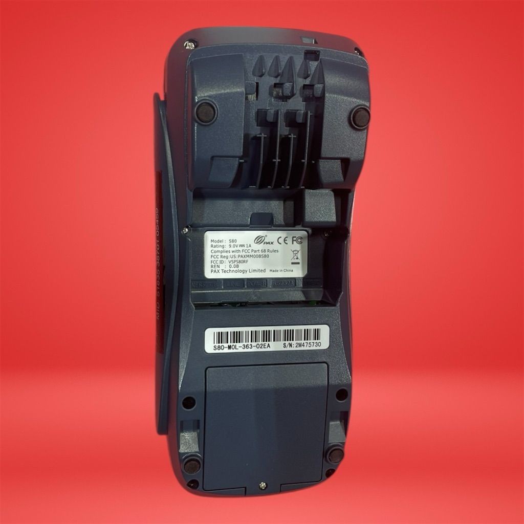 PAX S80 Contactless Credit Card Terminal EMV Ready Wired