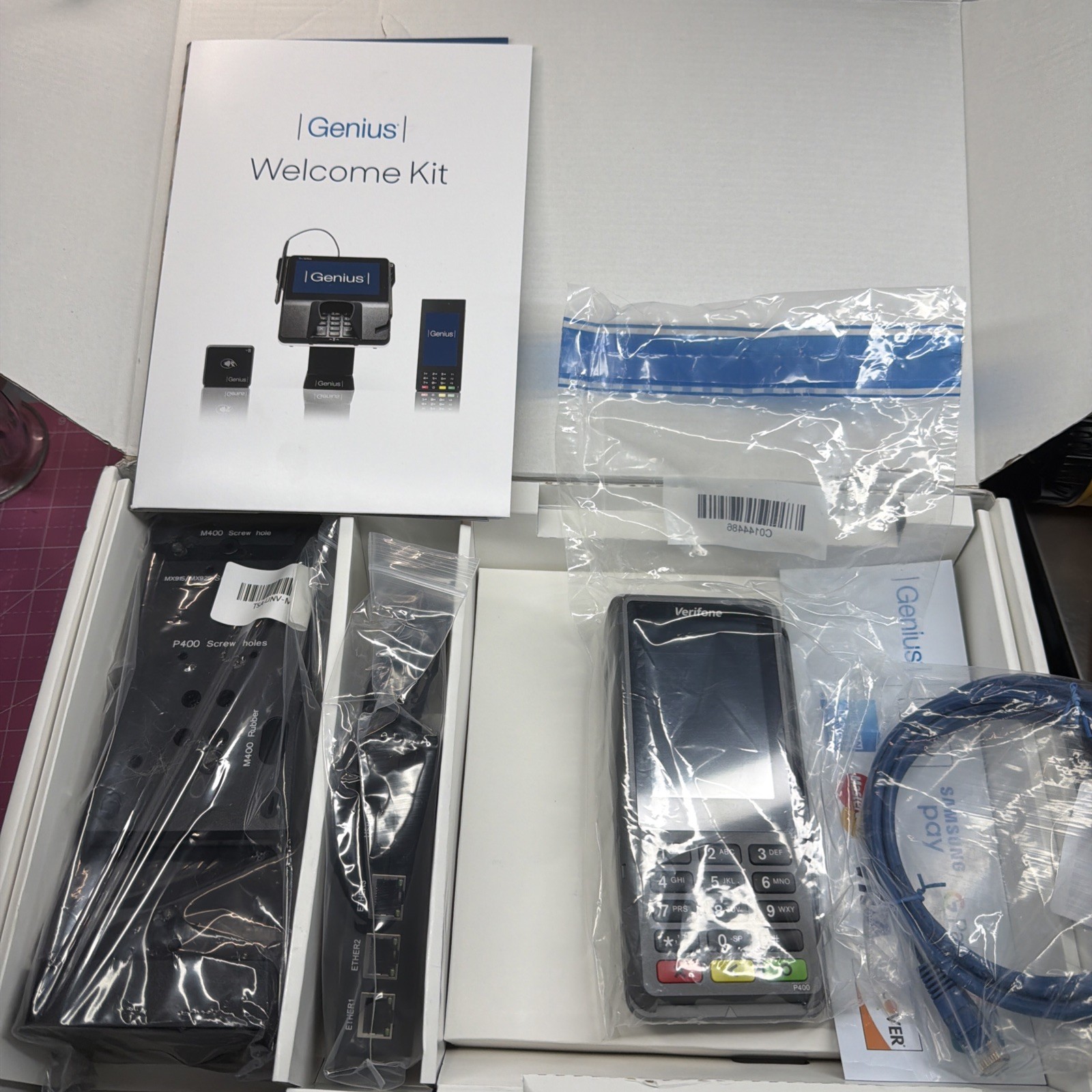 Verifone P400 Plus Payment Terminal | Genius P2PE | Merchant Locked | As-Is READ