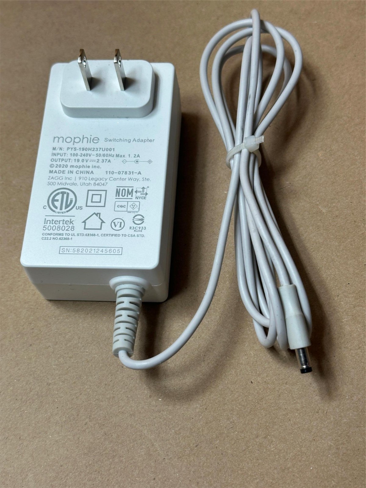 Genuine Mophie Power Supply Adapter PYS-190H237U001