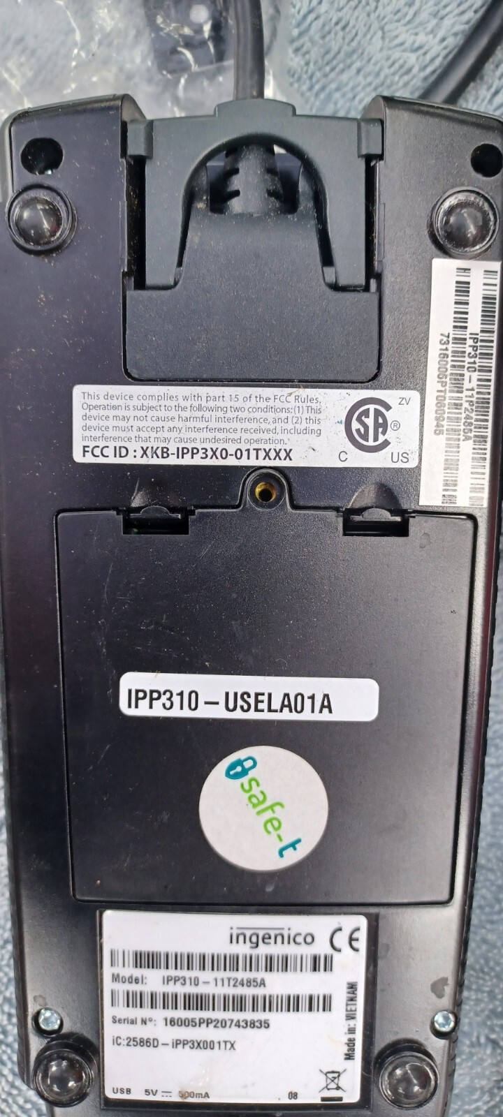 Ingenico Terminals Credit Card Reader Payment Machines ICT250 11T1879A IPP310