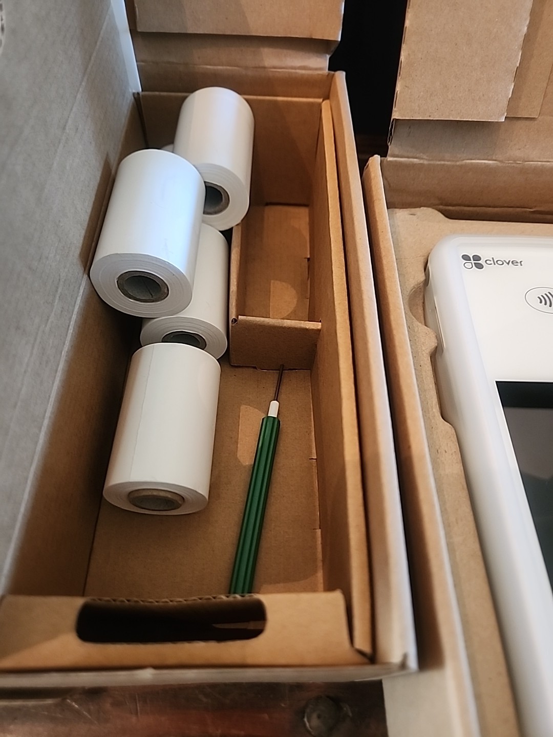 Clover Flex C403 Wireless POS Reader Lot Not 100% Sure Complete