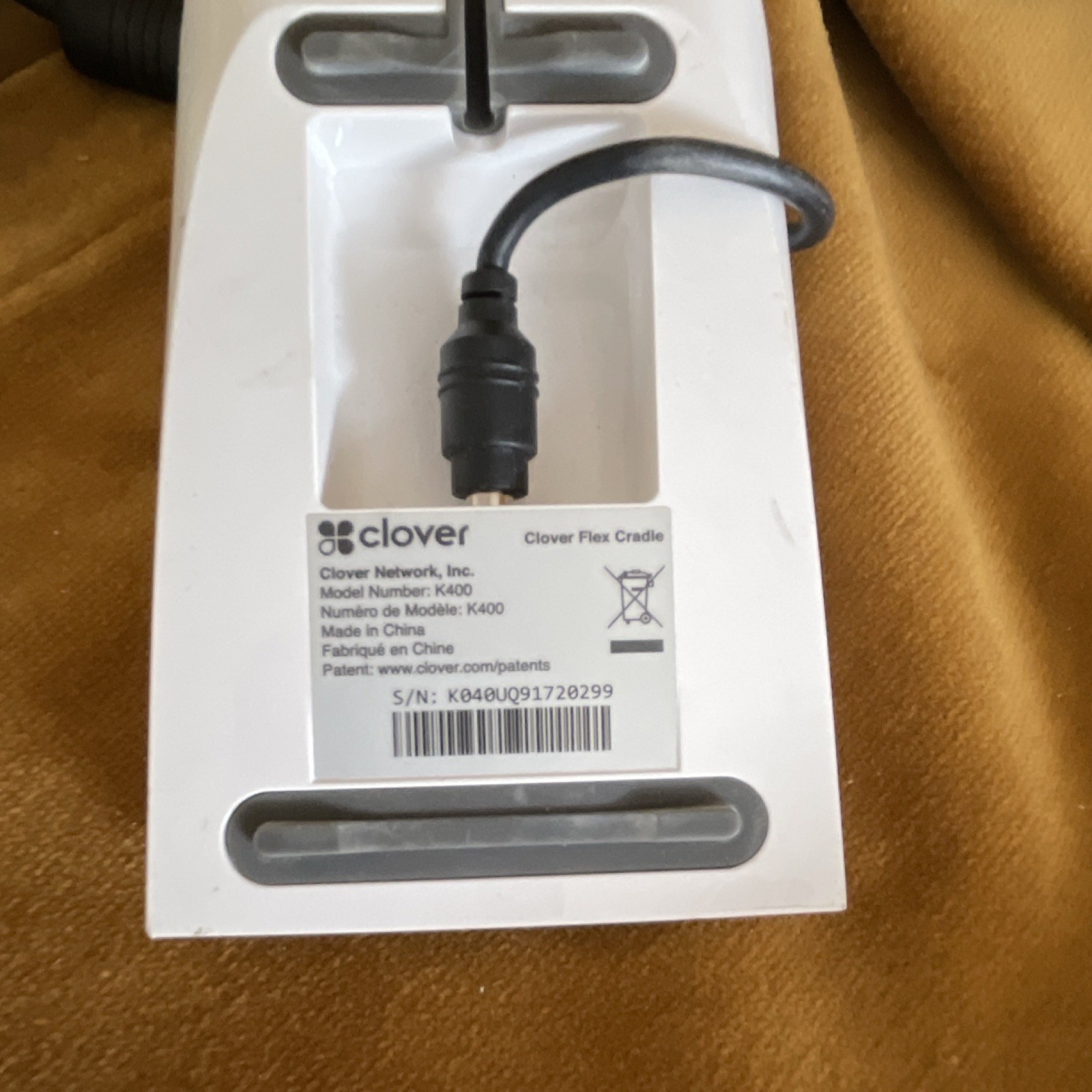 Clover K400 Credit Card Terminal Flex Starter Kit with Charging Cradle