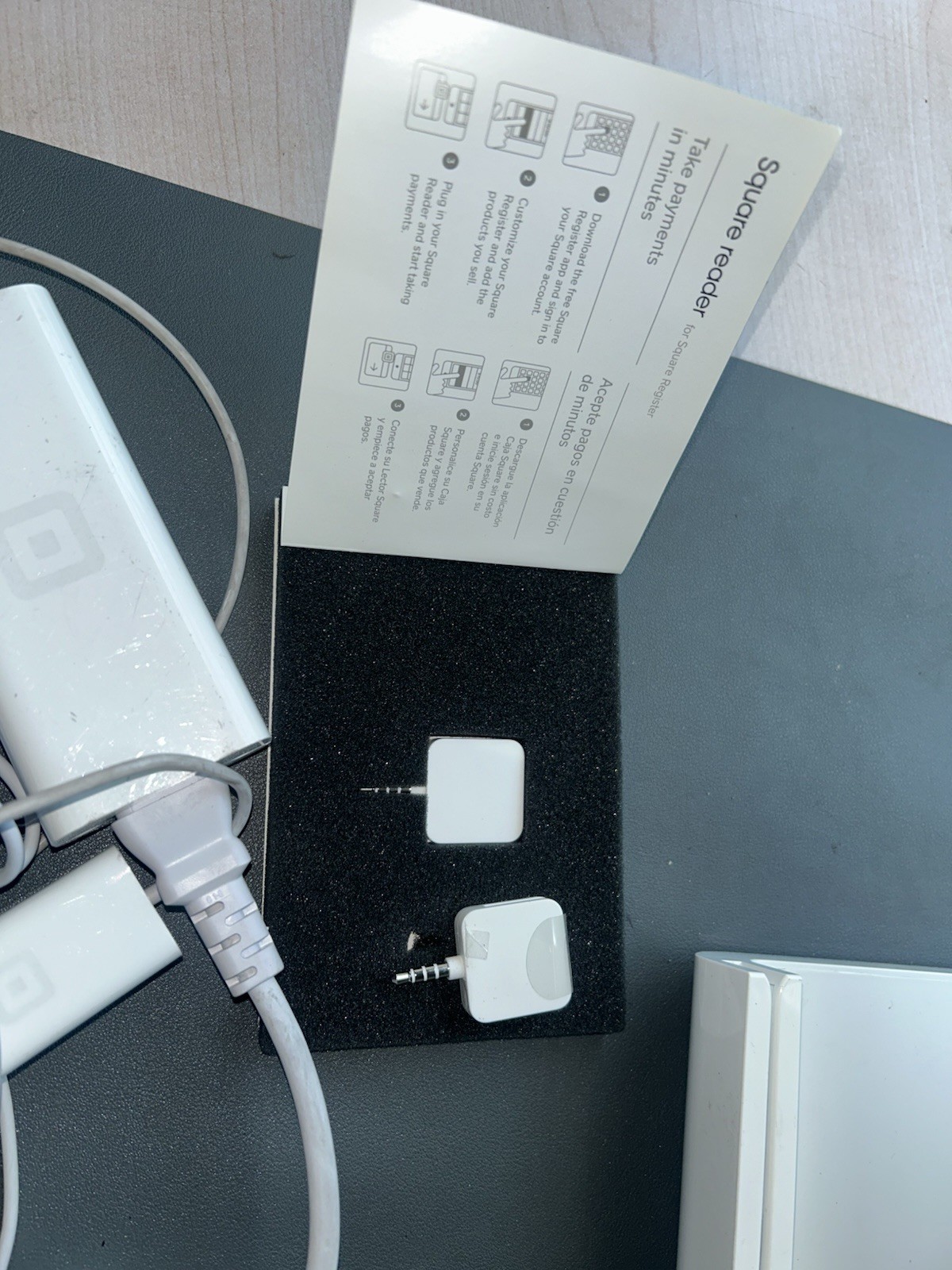Square Stand POS Terminal Model S089 Stand With AC adapter And Extras