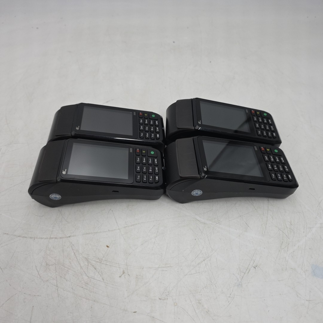 Lot Of 4PAX S920 Mobile Credit Card Terminal Bluetooth Wireless Sold As Is