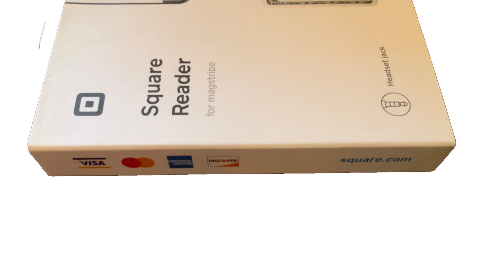Square A-PKG-0206-01 Credit Debit Card Reader – White – Apple iPhone & Android