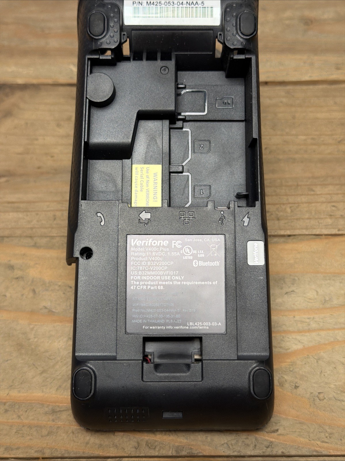 Verifone V400C Plus *PARTS OR REPAIR ONLY*