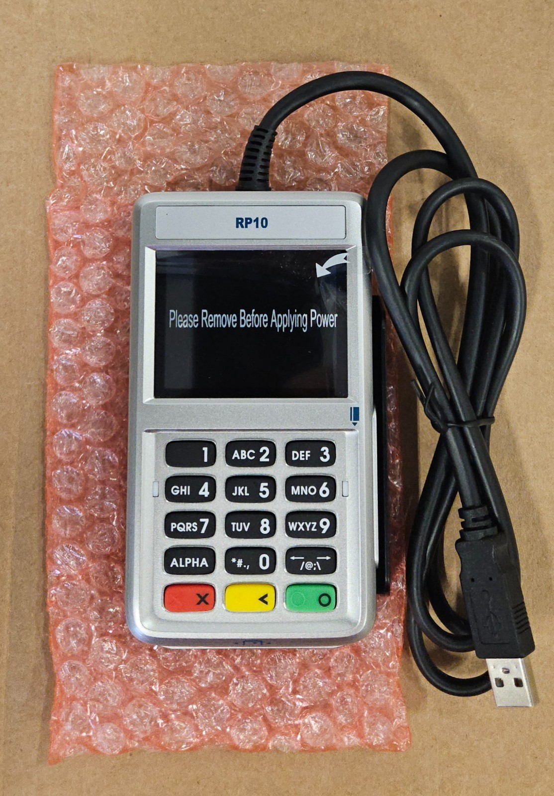 First Data FD150 Payment Terminal w XAC RP10 PIN Pad Power Supply Bundle