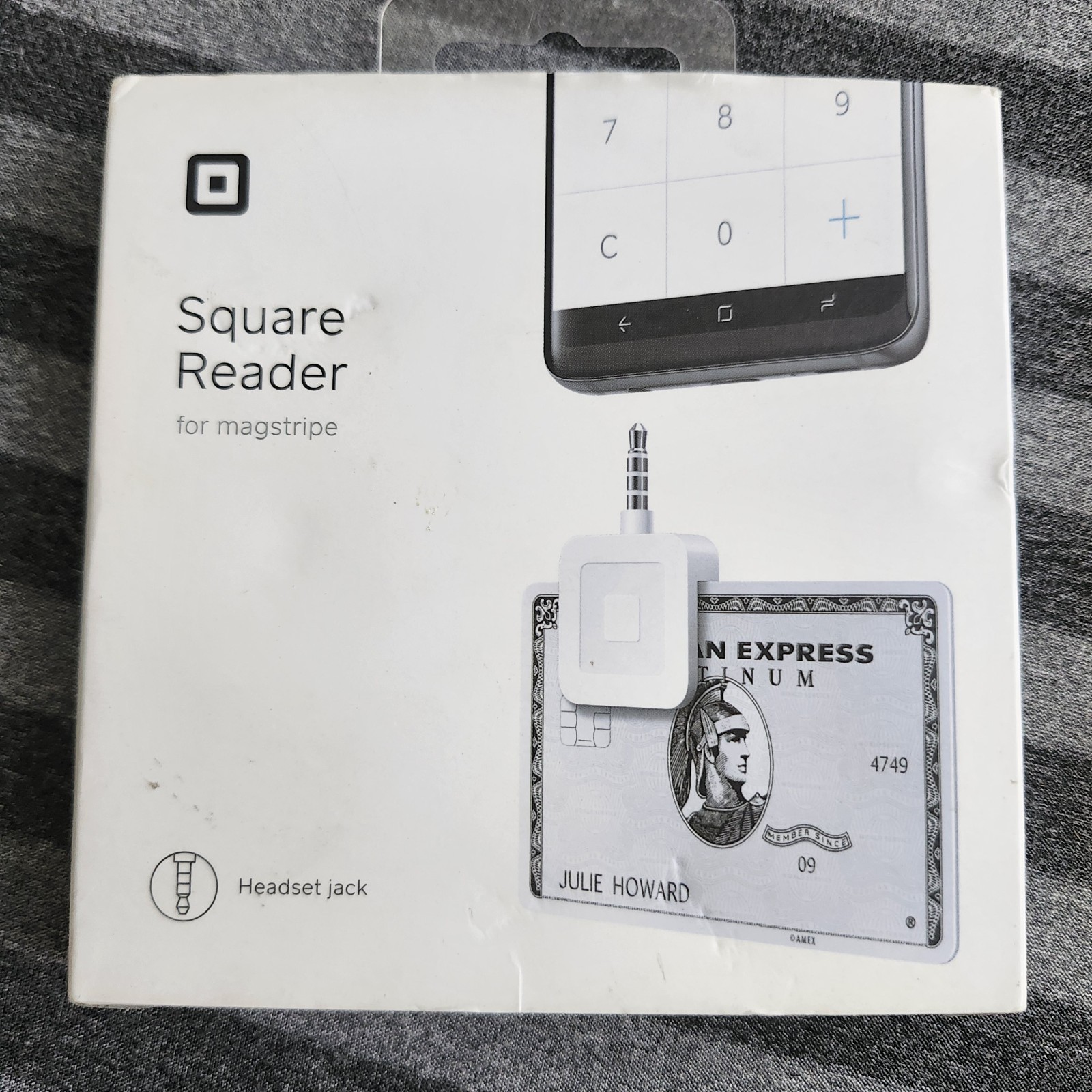 Square Reader for Magstripe Credit Card Reader 3.5mm Headset Jack New Sealed