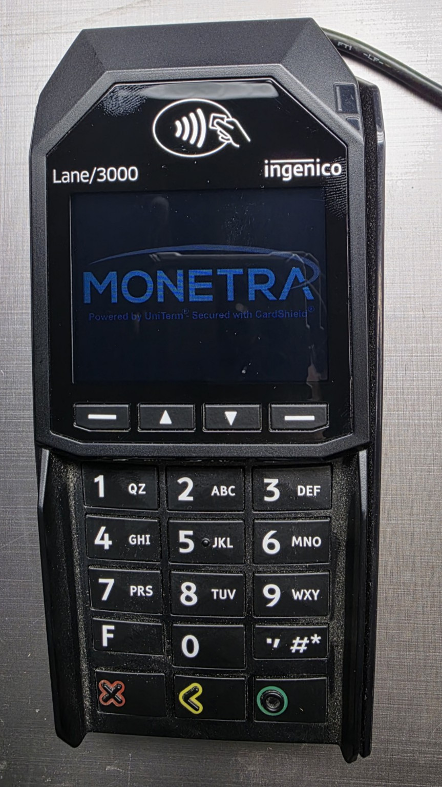 Ingenico LANE 3000 Credit Card Terminal Reader TRD30110877B LAN300-USLLT03A